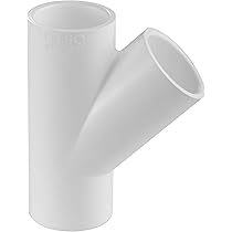 Amazon.com: Lesso America 475 Series PVC Pipe Fitting - Wye